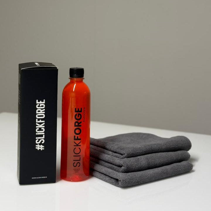 Slickforge Ultra Gloss Combo – Shine & Care Kit (1 Shampoo + 3 Microfiber Towels)